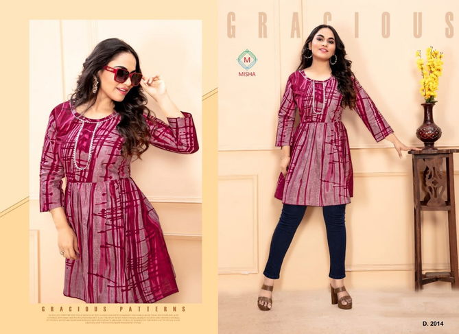 Misha Vol 2 By Ganesha Daily Wear Pure Cotton Short Kurtis Wholesale Market In Surat